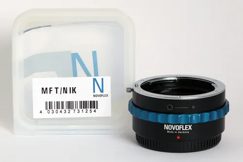 NOVOFLEX ADAPTER MFT/NIK - Objektivadapter für Nikon-Objektive an Panasonic G und Olympus PEN, ermöglicht kreative Fotografie mit vielseitigen Objektiven.