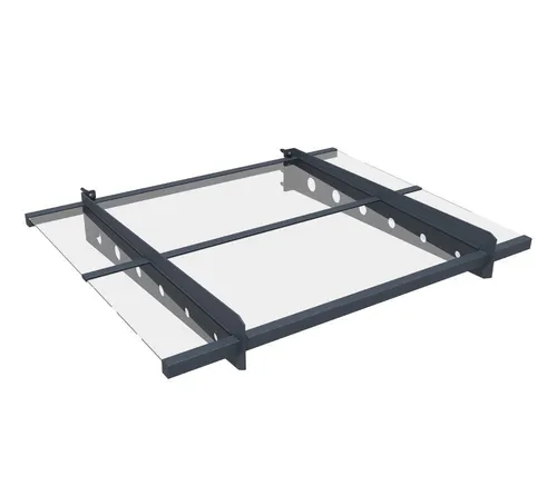 WESTMANN Vordach Osta 100 - Modernes Design in Anthrazit - Das WESTMANN Vordach Osta 100 (100x80 cm) überzeugt mit robustem Material und minimalistischer Optik. Ideal als Schutz vor Wind und Wetter – einfach zu montieren und pflegeleicht!