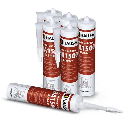 Kamin Ofen Dichtstoff Hochtemperatur 1500°C - Dichtmaterialien für Kaminanschlüsse, hitzebeständige Dichtmasse bis 1500°C, ideal für Ofen und Schornstein, sorgt für dauerhafte Abdichtung und hohe Sicherheit.