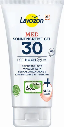 Lavozon LSF 30 Hoch MED Gel Sonnencreme 150 ml 2911526