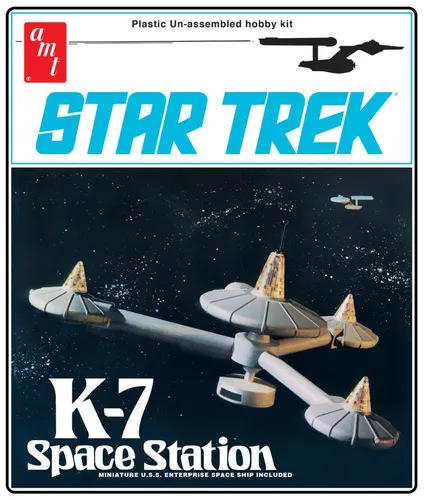 AMT AMT1415/12 STAR TREK K-7 SPACE STATION 1:7600 Bausatz Neu