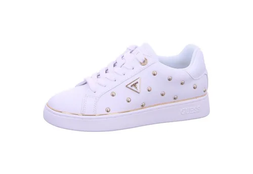 Guess Bonitah Sneaker Größe 38 - Weiß - Modischer Sneaker in Größe 38 mit stylischem Design, bequemem Synthetik-Obermaterial und strapazierfähiger Laufsohle aus TPU für den perfekten Tragekomfort im Alltag.