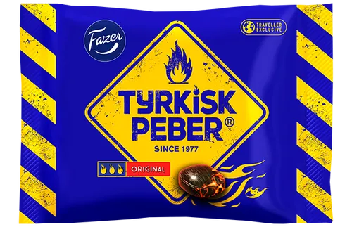 FAZER TYRKISK PEBER 400g - Türkisch Pfeffer - Lakritz - Bonbon - Stark - Salmiak