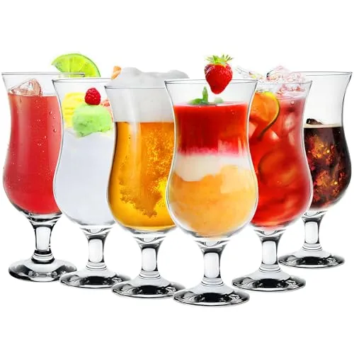 Konzept 11 - 6er Set Cocktailgläser 460ml - Cocktailgläser, vielseitig einsetzbar für Partys und den täglichen Gebrauch, spülmaschinenfest und aus robustem Glas für langanhaltende Eleganz.