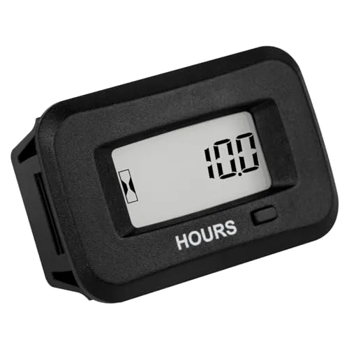 Runleader RL-HM038AG-H LCD-Wartungsstundenzähler AC/DC 5–277V Wasserdicht