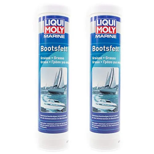 Bootsfett Boot Marine Fett Kartusche Schmierfett wasserfest LIQUI MOLY 25043 2x 400 g