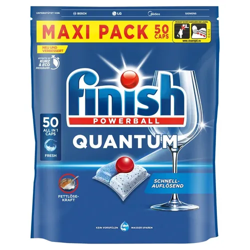 finish POWERBALL QUANTUM ALL IN 1 Spülmaschinentabs 50 St.