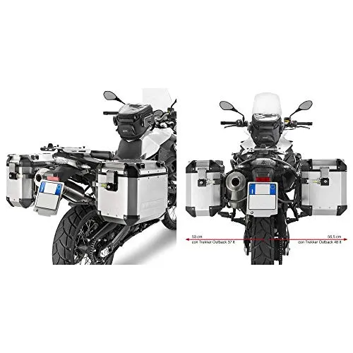 Trekker Outback Motorrad Kofferträger CAM für BMW F 650 700 800 GS (2008) - Hinterradgepäckträger mit universeller Passform, robustes Design für sicheres Reisen und optimalen Stauraum auf deinen Motorradtouren.