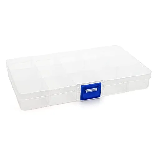 Sortierbox für Perlen 17x10cm von Vintageparts Schmuckaufbewahrung Perlenbox Perlenaufbewahrung Bastelbox Box Sortierschachtel Schachtel