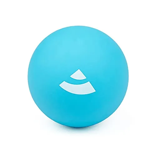 Faszien-Massage-Ball Weich, Klein | 6 cm Durchmesser | Massageball für Fuß, Rücken, Schulter, Gesäß, Fersensporn | Faszienball aus PVC | Triggerpoint-Ball Latexfrei (Soft, hellblau)