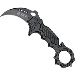 Blackfield NIGHT THORN Taschenmesser - Rettungsmesser Karambit schwarz - Taschenmesser mit 7 cm Klinge aus rostfreiem 440 Stahl, leicht und robust mit Leichtmetallgriff, ideal für Rettungseinsätze und Outdoor-Abenteuer.