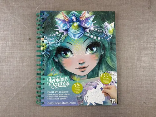 Nebulous Stars Stickern nach Zahlen Kreativset Marinia Aufkleber Stickerbuch