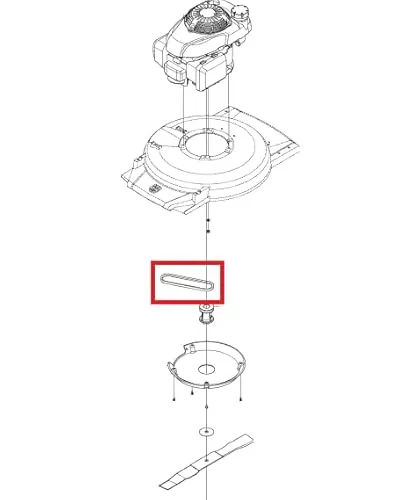 Wolfbelt Keilriemen 589571101 passend für Husqvarna Klippo LB 448 S/SQ 548Se/SQe WB 48 S/Se Excellent Pro 19 21 S Champion S