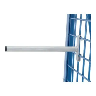 fetra Rohrträger L300xD22mm - Tragkraft 25kg - Zubehör für Transportwagen mit einer Länge von 300 mm und einer Tragkraft von 25 kg, ideal für die sichere Befestigung von Materialien.
