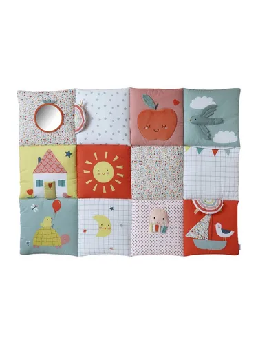 Krabbeldecke Baby Activity-Decke, vertbaudet - Krabbeldecken für Babys: Weiche Activity-Decke mit vielfältigen Spielmöglichkeiten, die die Sinne anregt und die Feinmotorik fördert. Ideal für die ersten Entdeckungen!