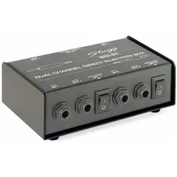 Stagg SDI-ST 2-Kanal DI Box mit Mono/Stereo Schalter von Stagg