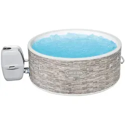 Whirlpool Lay-Z-Spa WLAN-Whirlpool Vancouver AirJet Plus Ø 155 cm - Whirlpool für bis zu 5 Personen mit 140 Luftdüsen für entspannende Massagen. Frostwächter und App-Steuerung für ganzjährigen Spaß und einfache Handhabung.