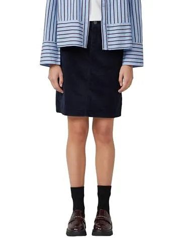 s.Oliver Damen Cord Rock 2170189 Blue 34 - Röcke für Damen, stylischer Cord Rock mit bequemer Passform und zeitlosem Design für jeden Anlass.
