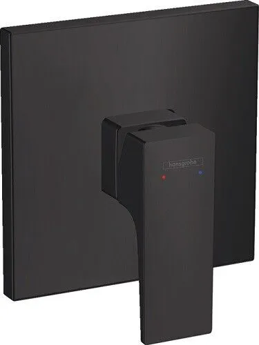 Hansgrohe Metropol Einhebel-Brausemischer Unterputz (mattschwarz) - Badewannenarmaturen & Thermostate, elegantes Design in mattschwarz für eine moderne Badezimmergestaltung und präzise Wassersteuerung.