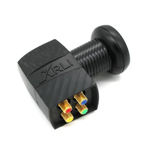 HD Quad LNB Sat Digital 4 Teilnehmer 4K UHD Wetterschutz 0,1 dB vergoldet Lmb TV