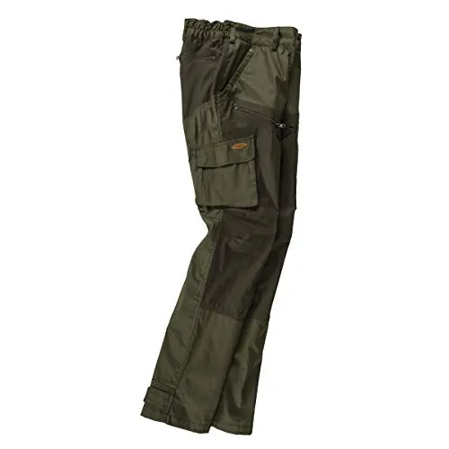 Hubertus Jagdhose gewachst Oliv Übergröße 58 - Outdoor Hosen für Damen, strapazierfähig und wasserabweisend, ideal für die Jagd und Outdoor-Aktivitäten.
