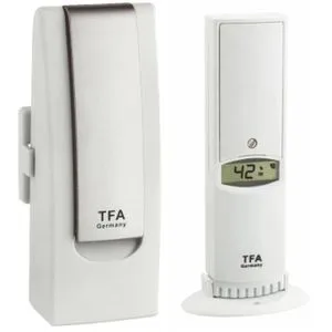 TFA Thermo-Hygrometer WeatherHub Observer, Set, von -40 bis 60°C, innen/außen, App, WLAN