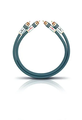 Oehlbach NF 14 Master 300 - Erstklassiges Cinch-Audiokabel Set - Symmetrischer Aufbau & SPOFC - CD-Player, Vor-/Endstufe - 2 x 3 m - anthrazit