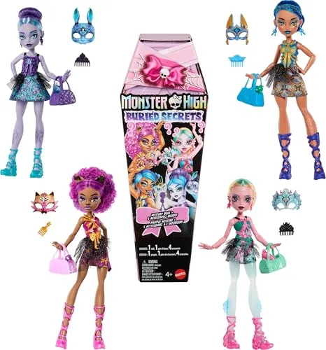 Monster High Buried-Secrets-Puppe im Cozy-Creepover-Thema von Monster High