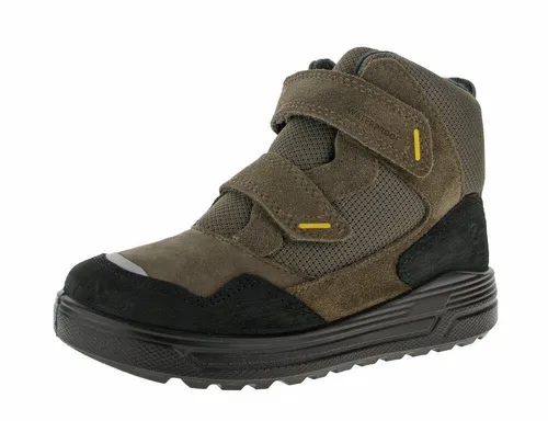 Ecco Kinder Winterboots Schlupfstiefel grün 34 EU - Wasserdichte Schlupfstiefel für Kinder in Größe 34. Robustes Leder-Textil-Material sorgt für Komfort und eine optimale Passform im Winter.