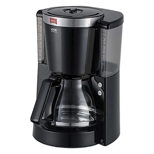Melitta Look IV Selection - Filterkaffeemaschine mit Glaskanne, 10 Tassen, individueller Kaffeegenuss dank AromaSelector