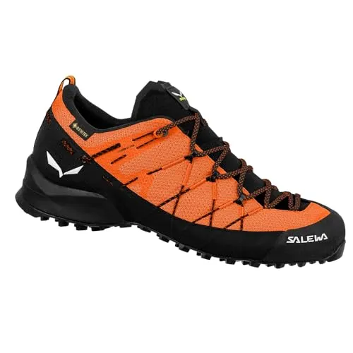 Salewa Wildfire 2 Gore-Tex Zustiegsschuhe Herren, Blau, 9.5 - Wanderschuhe für Herren mit wasserdichtem GORE-TEX, optimal für Kletter-Performance und technische Zustiege, ideal für Abenteuer in der Natur.