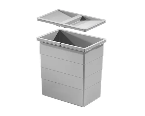 Hailo Einbaumülleimer Inneneimer 1076129 - Haushaltszubehör mit 24 l Fassungsvermögen, ideal für eine saubere und platzsparende Abfallentsorgung in Ihrer Küche.