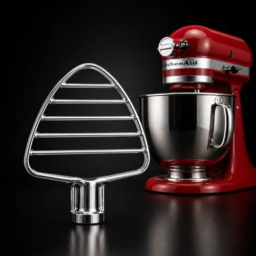 Feingebäck-Rührer aus Edelstahl 5KSMPB5SS für KitchenAid Küchenmaschine Zubehör