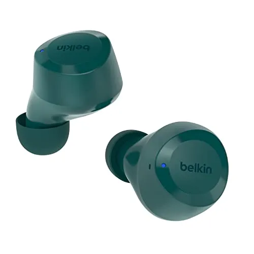 Belkin SoundForm Bolt True Wireless In-Ear-Kopfhörer - Kopfhörer mit bis zu 28 Std. Akkulaufzeit, schweiß- und spritzwassergeschützt (IPX4), ideal für Sport und unterwegs.