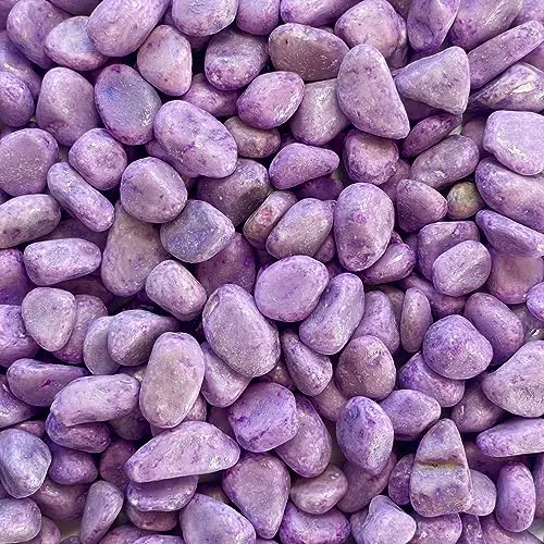 Eurosand Marbles 7-15mm gerundete Dekosteine 1 KG Flieder