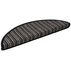 vidaXL Selbstklebende Treppenschoner Anthrazit 15 Stück 56 x 17 cm - Moderne Treppenmatten aus 100% Polypropylen für mehr Sicherheit und Stil. Rutschfeste, selbstklebende Oberfläche sorgt für Stabilität und Geräuschdämpfung in jedem Zuhause.