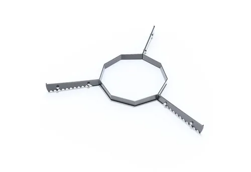 teileplus24 Grillplatte AH-01 Abstandshalter Auflageleiste für Kugelgrill - Grillplatten für 47er & 50er Kugelgrill, sorgt für stabilen Halt und gleichmäßige Hitzeverteilung beim Grillen.