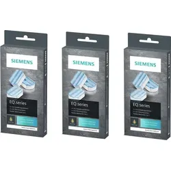 SIEMENS TZ80002 Entkalkungstabletten für Kaffeevollautomaten - 3 x 3 Entkalkungstabletten zur effektiven Entfernung von Kalkablagerungen. Schützt Ihre Kaffeemaschine und sorgt für eine längere Lebensdauer. Ideal für EQ- und surpresso-Modelle.