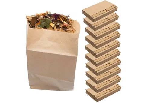 100x Kompostierbare Müllbeutel - Biobeutel für organische Abfälle - Praktische 10 Liter Biobeutel aus 100% Recyclingpapier, ideal für die umweltfreundliche Entsorgung von Lebensmittelresten. Vollständig kompostierbar und perfekt für die Biotonne.
