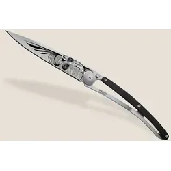 Deejo 37g Ebenholz Latino Skull Taschenmesser von Deejo