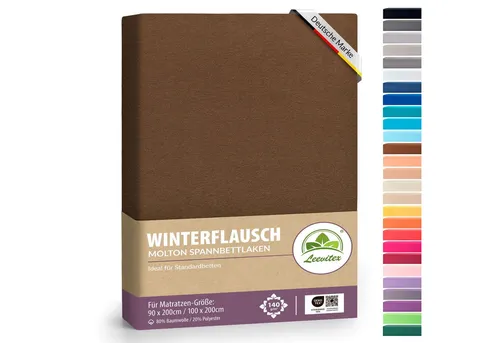 Bettwäsche Braun von Leevitex