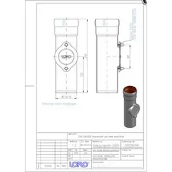 LORO-X-Reinigungsrohr 00550 DN 70