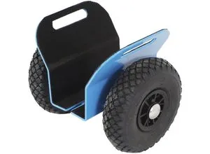 eurokraft | Plattenklemmwagen mit Riefengummi | Tragkraft 300 kg | HxBxL 350 x 260 x 400 mm