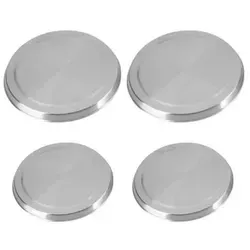 INF Herddeckel Edelstahl 4er Pack