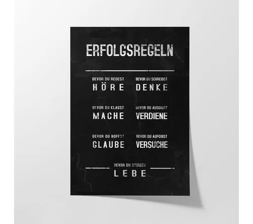 Hustling Sharks Poster Motivationsbild als Poster