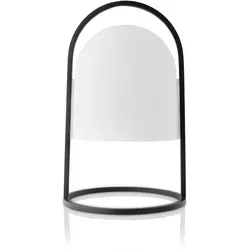 Eva Solo Lantern Solarleuchte H 30 cm, schwarz/weiß - Lampen - Die stilvolle Solarleuchte von Eva Solo bringt Licht und Gemütlichkeit in Ihren Garten und sorgt für stimmungsvolle Abende im Freien.