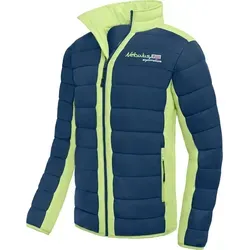 Nebulus Winterjacke FIGHT - Herrenjacke in navy-lime, Größe L - Robuste Herren Winterjacke aus 100% Polyester, ideal für kalte Tage. Stilvolles Design in navy-lime und praktische Größe L für optimalen Tragekomfort.