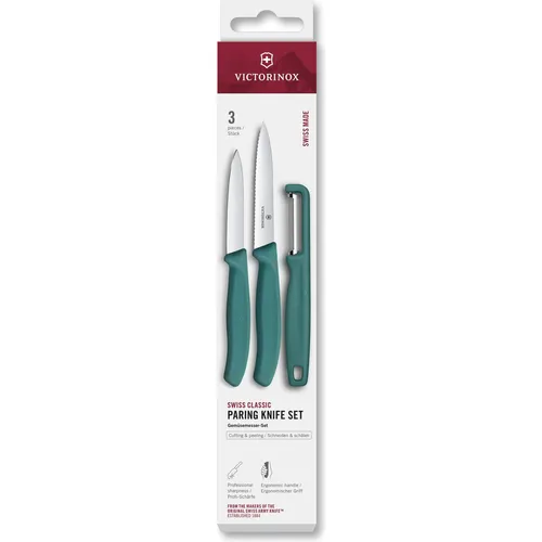 Victorinox Gemüsemesser m.I-Sch. grün 3t (10 cm) (6.7114.33C1)