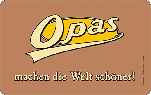 Original RAHMENLOS® Schneidbrettchen: Opas machen die Welt schöner
