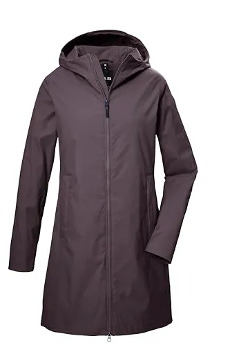 G.I.G.A. DX Damen Funktionsparka - Wasserdicht mit Kapuze - Funktionsjacke für Damen, 10.000 mm Wassersäule, atmungsaktiv und winddicht, ideal für Outdoor-Aktivitäten, umweltfreundlich aus recyceltem Material.